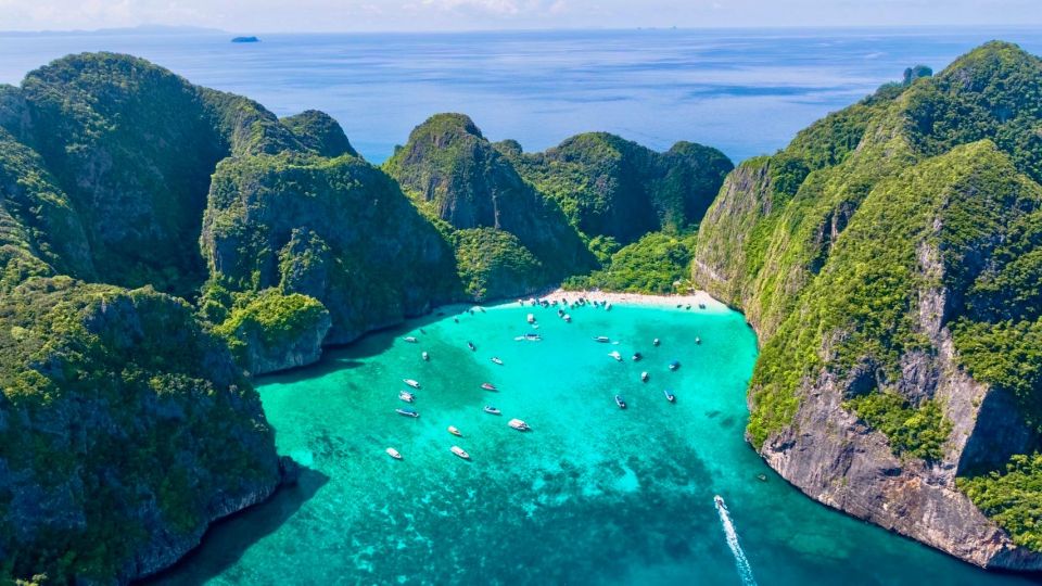 Krabi: Phi Phi & 4 Islands Sunset Boat Tour - Sunset at Tup or Poda Island