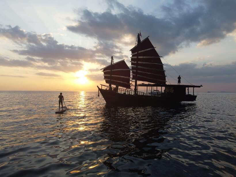 KRABI: Private Sunset Snorkeling Junk Boat Cocktail Cruise - Key Points