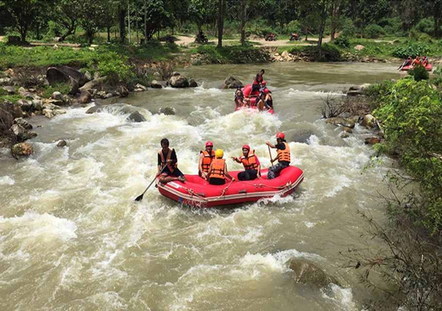 Krabi: White Water Rafting, Waterfall and Monkey Temple - Itinerary