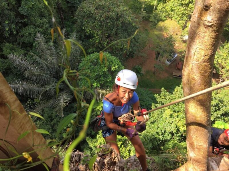 Krabi: Ziplining With Abseiling and Rock Climbing Options - Rock Climbing Experience