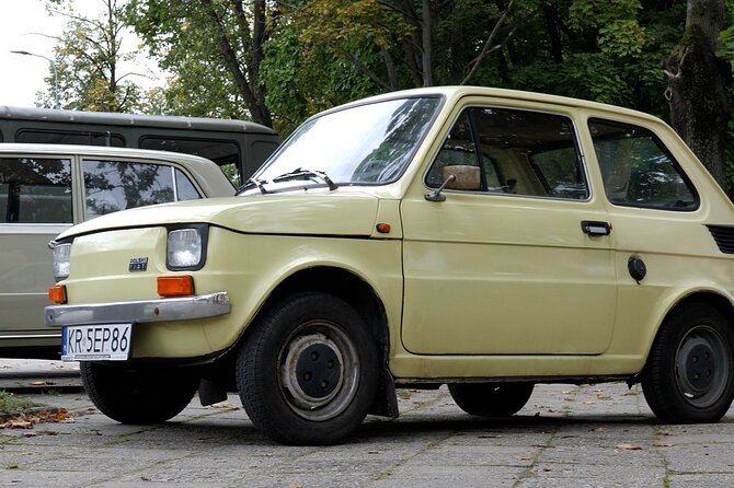 Krakow: Nowa Huta Retro Cars Ride & Kombinat Offices With Shelter Guided Tour - Vintage Car Experience