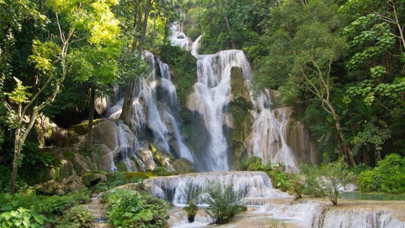 Kuang Si waterfall & Tree house - Exploring the Tour: From Luang Prabang to the Waterfalls