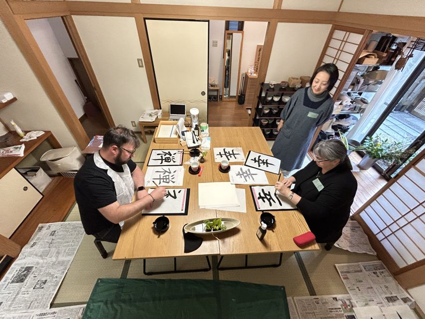 Kyoto: Local Home Visit and Japanese Calligraphy Class - Calligraphy Tools and Materials