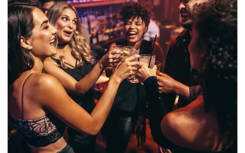 LA: TMZ Hollywood Bar and Club Tour with Onboard DJ - Key Points