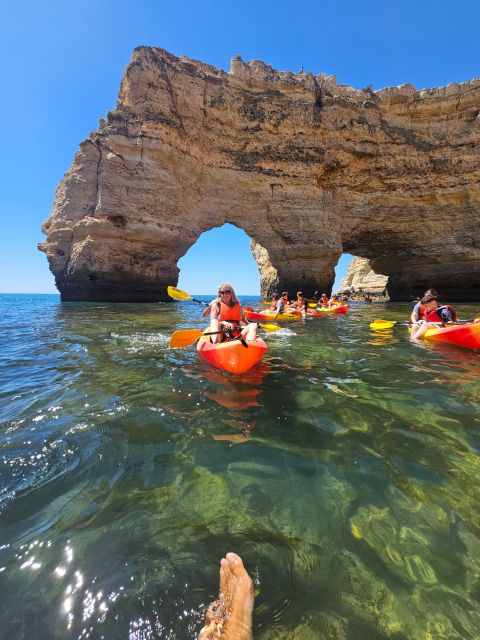 Lagoa: Benagil Cave and Marinha Beach Guided Kayaking Tour - The Equipment and Guides