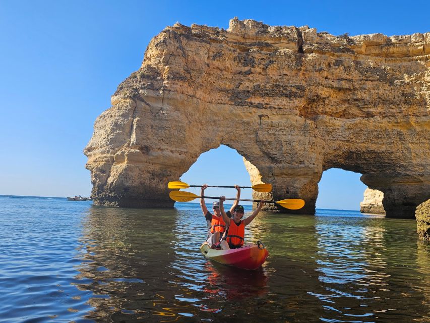 Lagoa: Benagil Cave and Marinha Beach Guided Kayaking Tour - Authentic Experiences from Reviewers