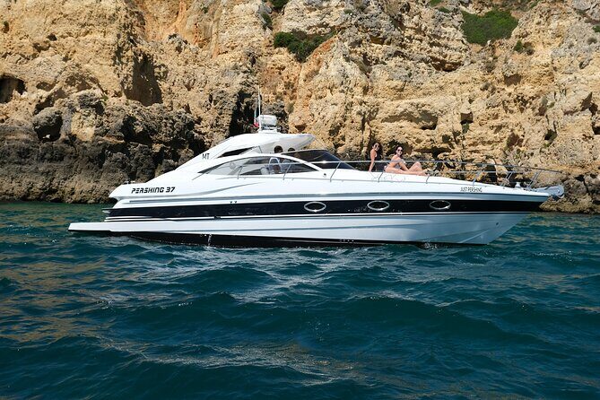 Lagos Algarve Luxury Yacht Experience the Pershing 37 - An Elegant Day on the Water