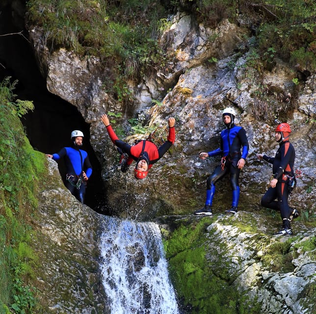 Lake Bled: Canyoning and Rafting Tour With Photos and Videos - Equipment Provided