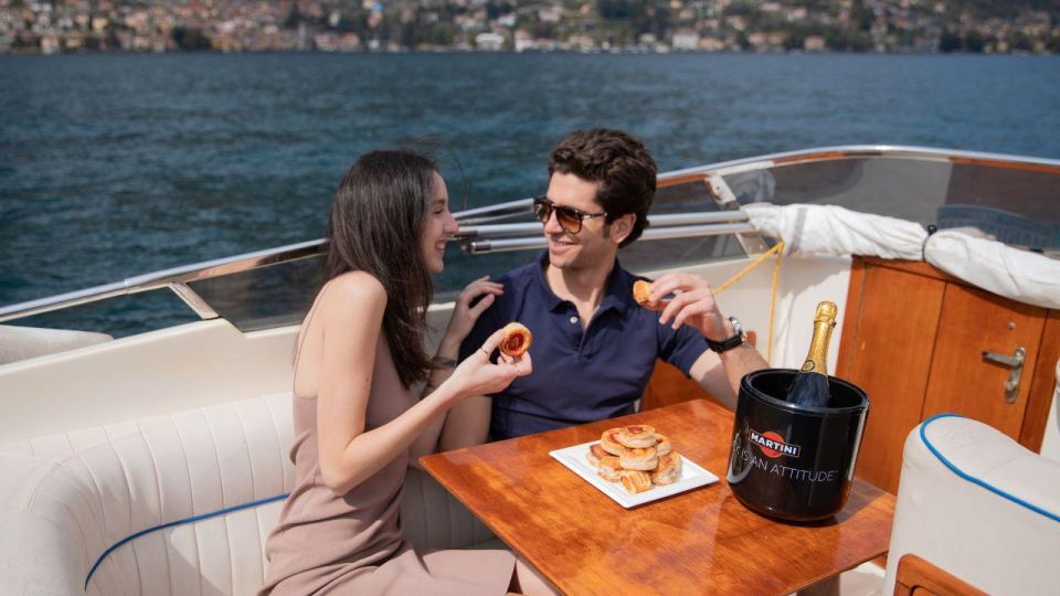 Lake Como 3 Hours Private Boat Tour Groups of 1 to 7 People - Boat Description