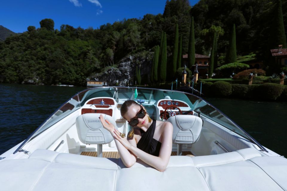 Lake Como: 4-Hour Luxury Speedboat Private Tour - Boat Description
