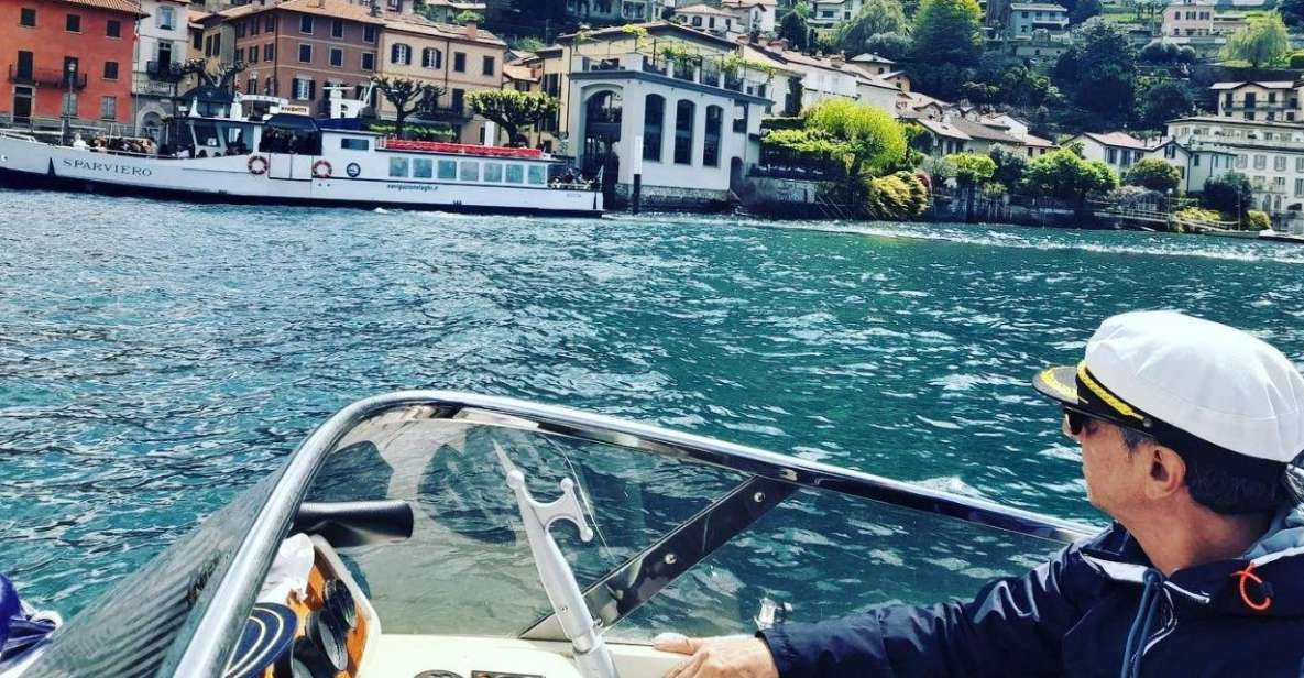 Lake Como 4 Hours Private Boat Tour Groups of 1 to 7 People - Description