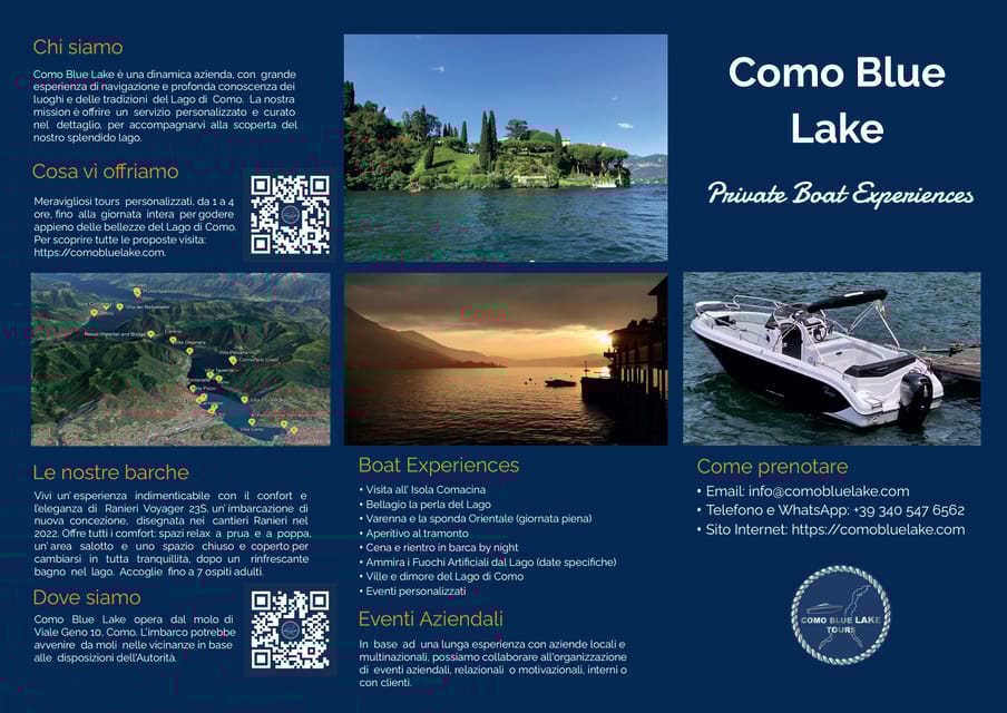 Lake Como Boat Tour: 2h Private Tour to Villa and Waterfalls - Practical Tips for Your Lake Como Boat Tour