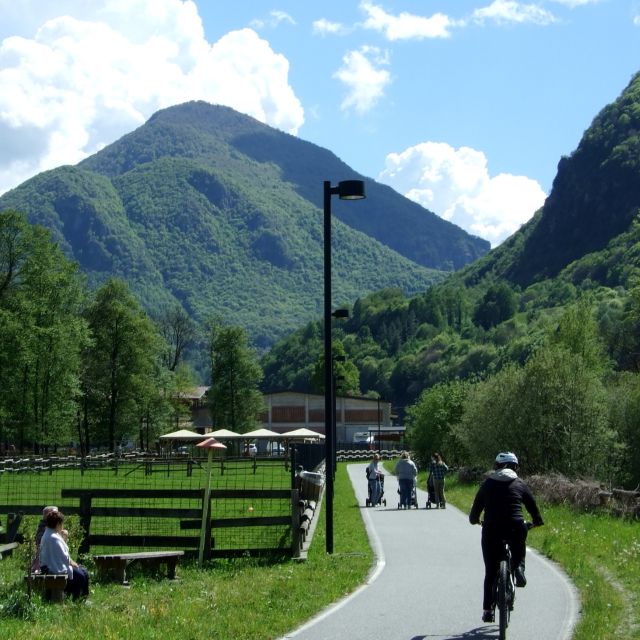 Lake Como: Dairy Tour in Valsassina and E-Bike Tour - Valsassina Bike/Pedestrian Path