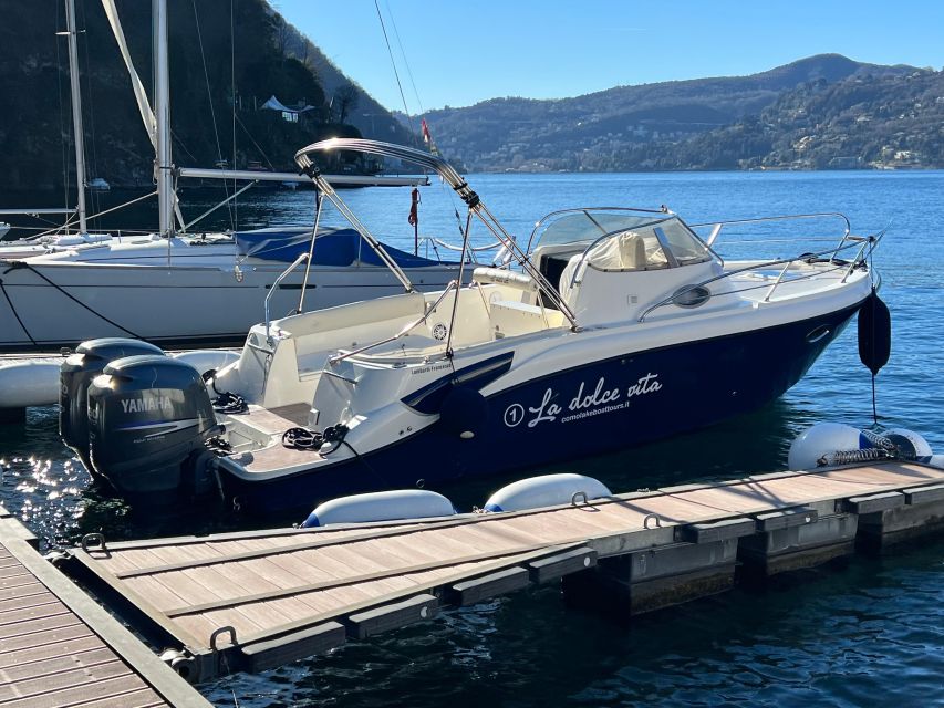 Lake Como: Dreamer Private Tour 1 Hour Eolo Boat - Admiring Opulent Villas and Landmarks