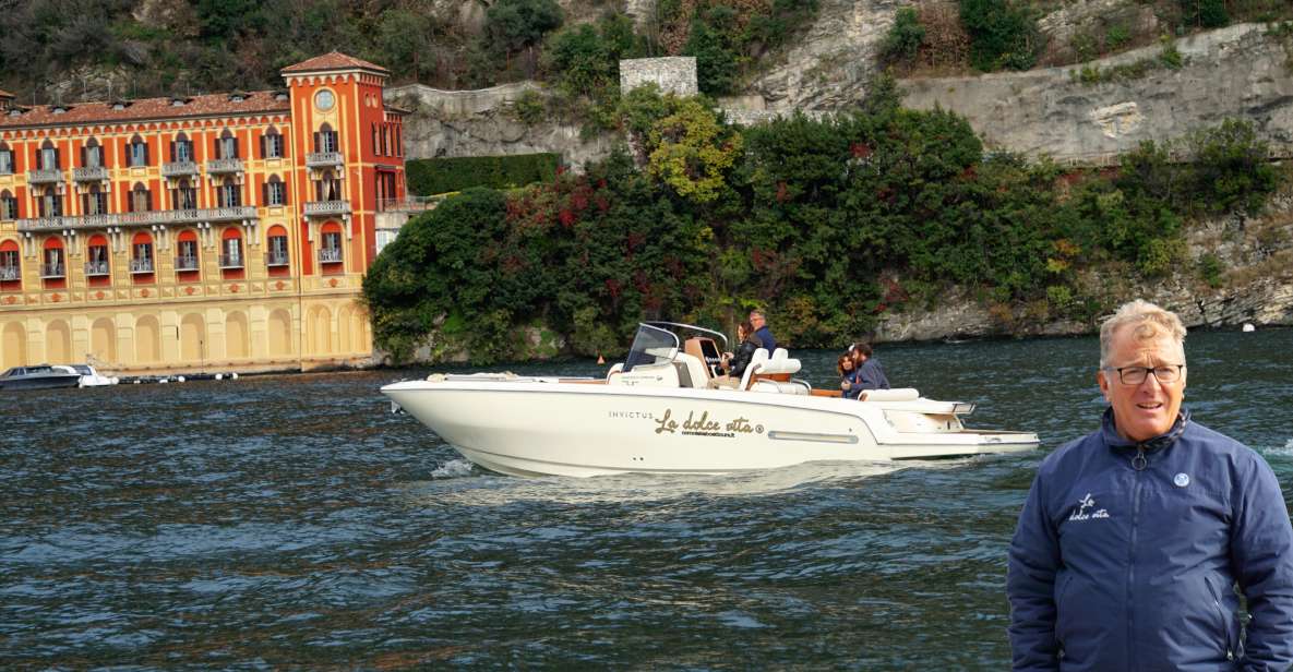 Lake Como: Dreamer Private Tour 1 Hour Invictus Boat - Scenic Vistas