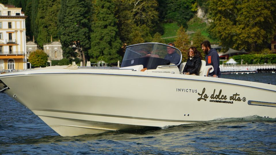Lake Como: Dreamer Private Tour 1 Hour Invictus Boat - Frequently Asked Questions