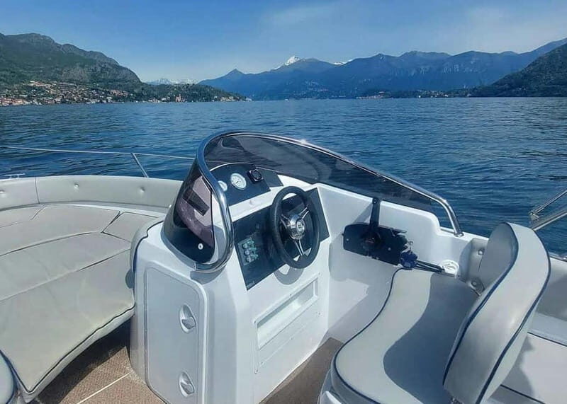 Lake Como: self-drive boat rental without a license for 40 hp boats in Lezzeno - Key Points