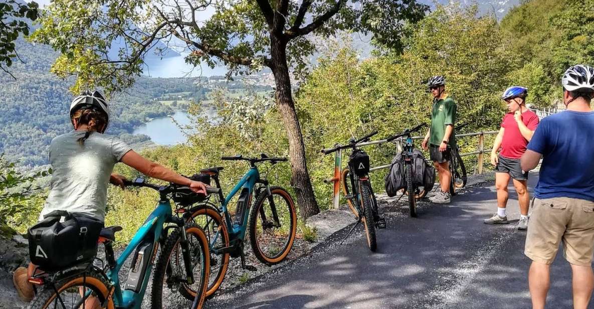 Lake Como to Lake Lugano: E-Bike Three Panoramic Lakes - Language Options