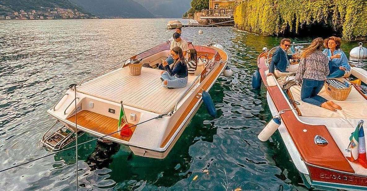 Lake Como: Unforgettable Experience Aboard a Venetian Boat - Inclusions