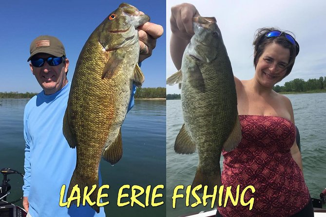 Lake Erie Smallmouth Fishing Charters - Boat and Fishing/Safety Equipment Provided