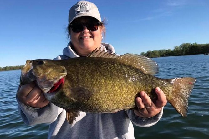 Lake Erie Smallmouth Fishing Charters - Bottled Water and Professional Guide Included
