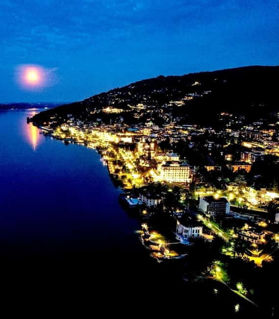 Lake Maggiore: Boat Dinner at Isola Pescatori from Feriolo - Key Points