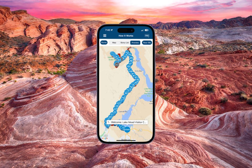 Lake Mead: Valley of Fire Self-Guided Driving Audio Tour - Included Features