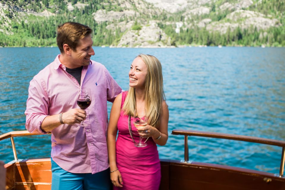 Lake Tahoe: Emerald Bay Wine-Tasting Boat Tour - Fannette Island Views