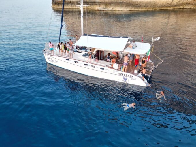 Lampedusa: Dolphin Watching With Aperitif at Sunset - About the Catamaran