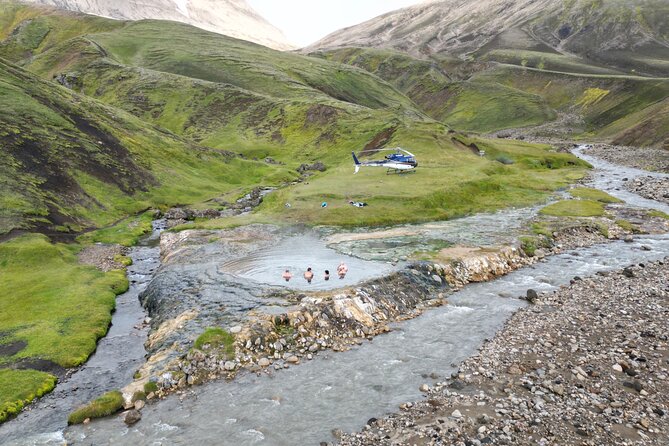 Landmarks From Above: Helicopter Tour With Geothermal Bath - Meeting and Pickup