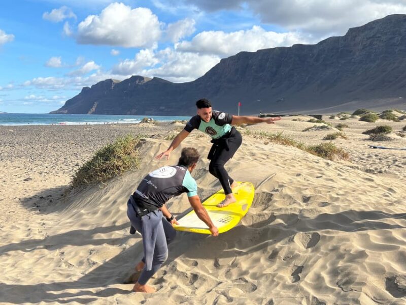 Lanzarote: Dynamic Surf Lessons With Friends or Private Lessons in Famara - Adaptability to Weather Conditions for Quality Lessons