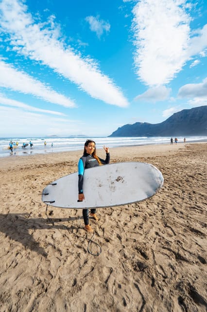 Lanzarote: Private Surf Class in Famara Beach - Exploring Famara Beach