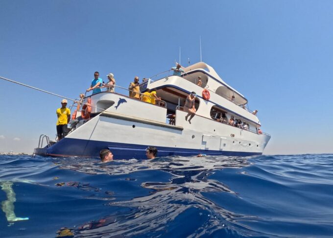 Larnaca: Glass-Bottom Boat Cruise With Fishing and BBQ Lunch - Culinary Delights Onboard
