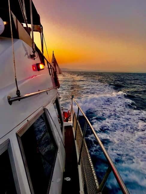 Larnaca: Sunset Cruise  Deep Blue Luxury Yacht - What This Sunset Cruise Offers