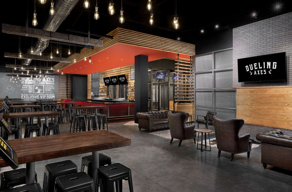 Las Vegas: Axe Throwing Bar at Area 15 - Key Points