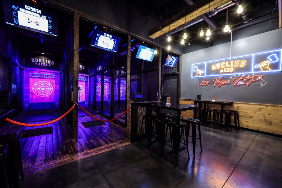 Las Vegas: Axe Throwing Bar at Area 15 - Axe Throwing: Exciting and Safe