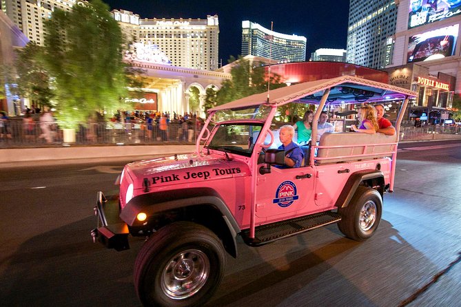 Las Vegas City Lights Night Tour by Jeep - Pricing and Booking Information