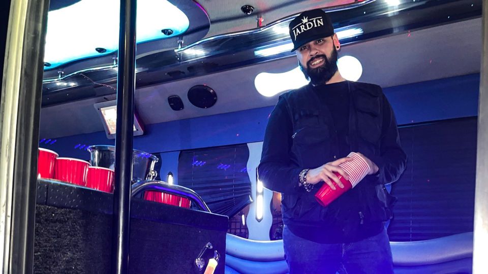 Las Vegas: Fremont Street Party Bus and Bar Crawl - The Luxury Party Bus Ride