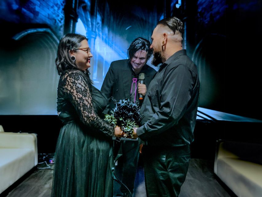 Las Vegas: Haunted House Wedding Ceremony + Photography - Ghostly Whispers and Moonlit Vows