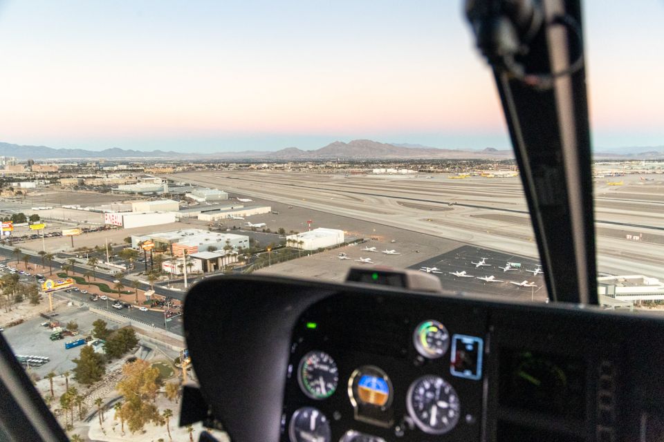Las Vegas: Helicopter Flight Over the Strip With Options - Illuminated Las Vegas Strip at Night