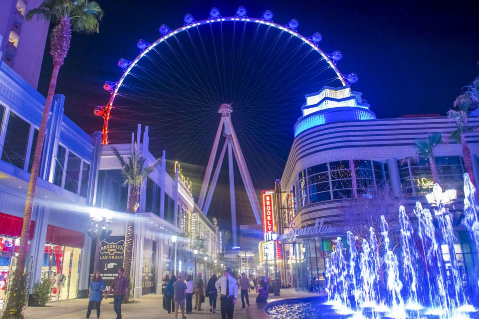 Las Vegas: High Roller Entry Ticket With In-Cabin Open Bar - Accessibility and Location