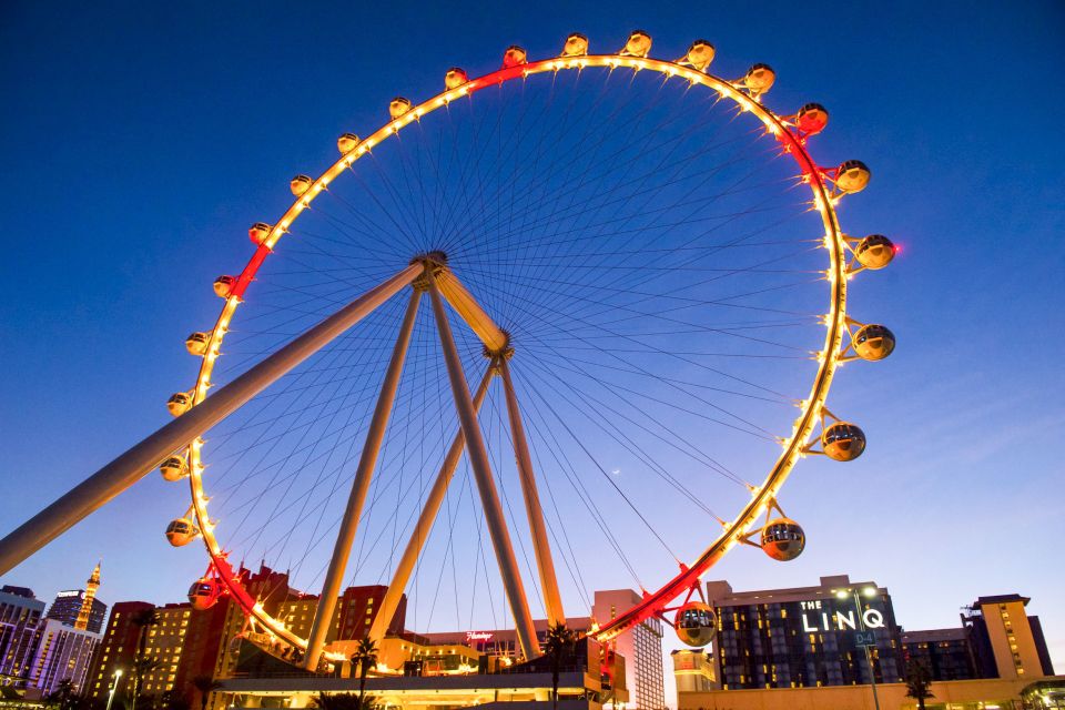 Las Vegas: High Roller Entry Ticket With In-Cabin Open Bar - Additional Information