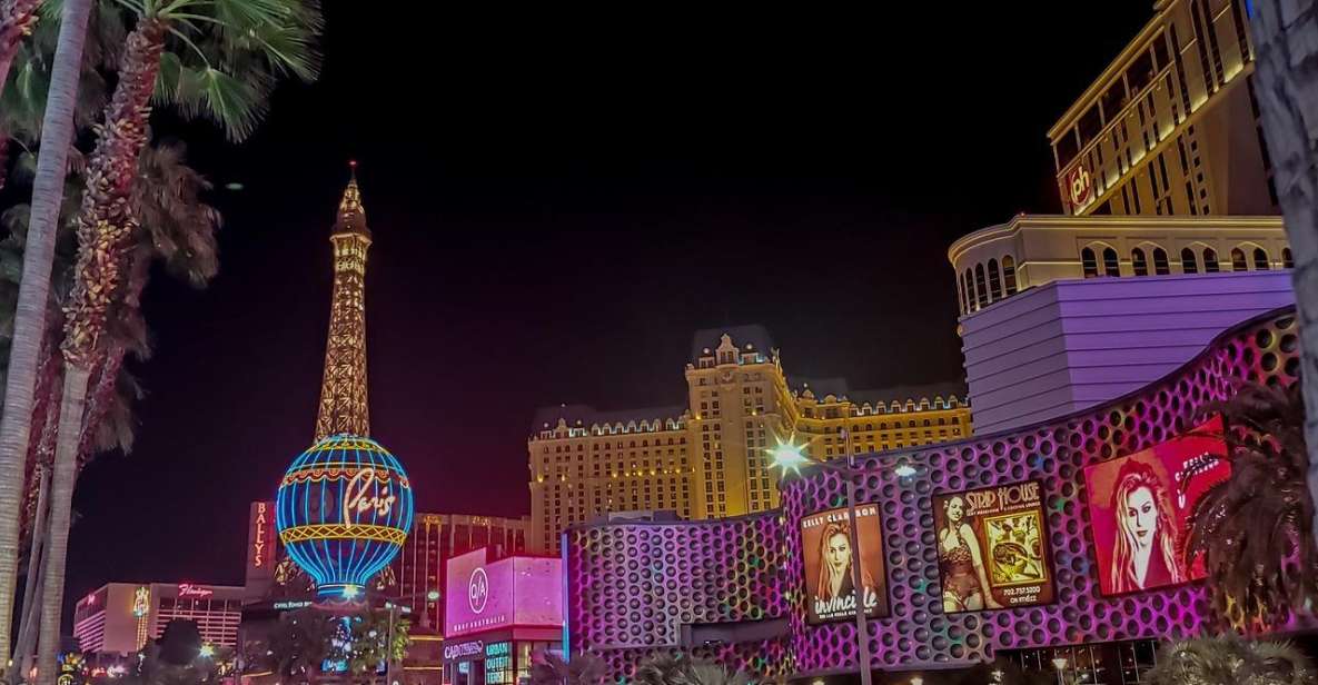 Las Vegas: Las Vegas Strip Night Tour With Spanish Guide - Highlights