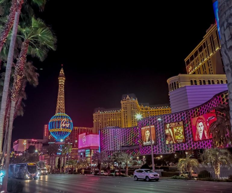 Las Vegas: Las Vegas Strip Night Tour With Spanish Guide - Exclusions