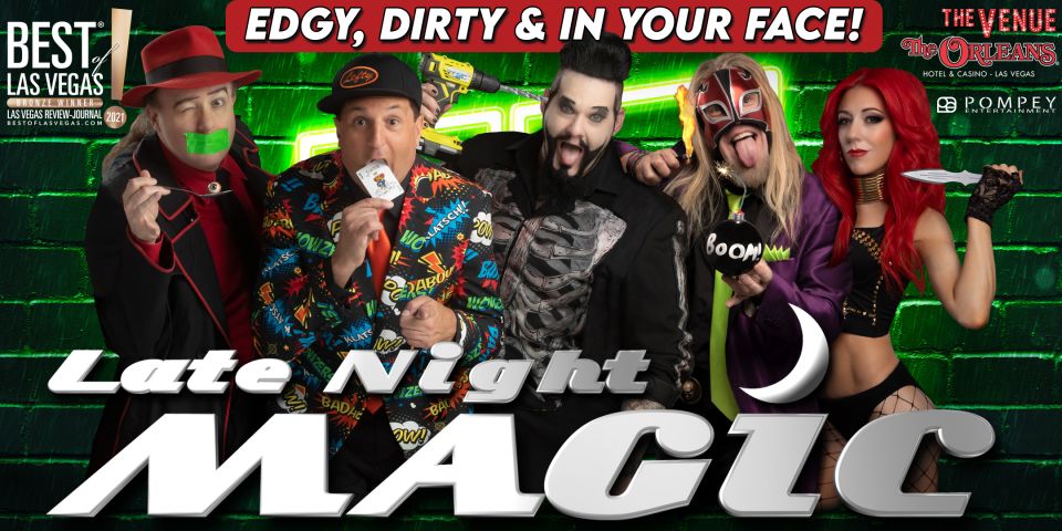 Las Vegas: Late Night Magic Show for Adults - Renowned Performers Showcased