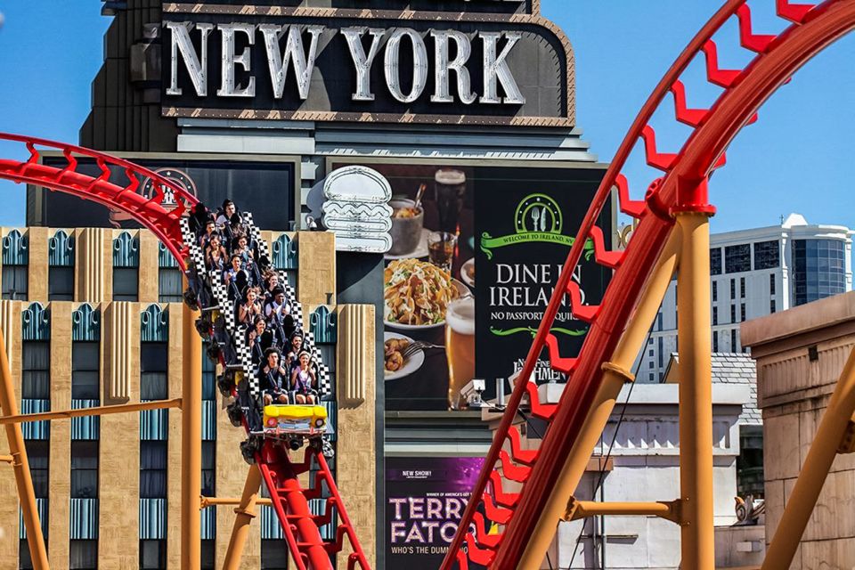 Las Vegas: New York-New York Hotel Big Apple Coaster Ride - Ride Experience