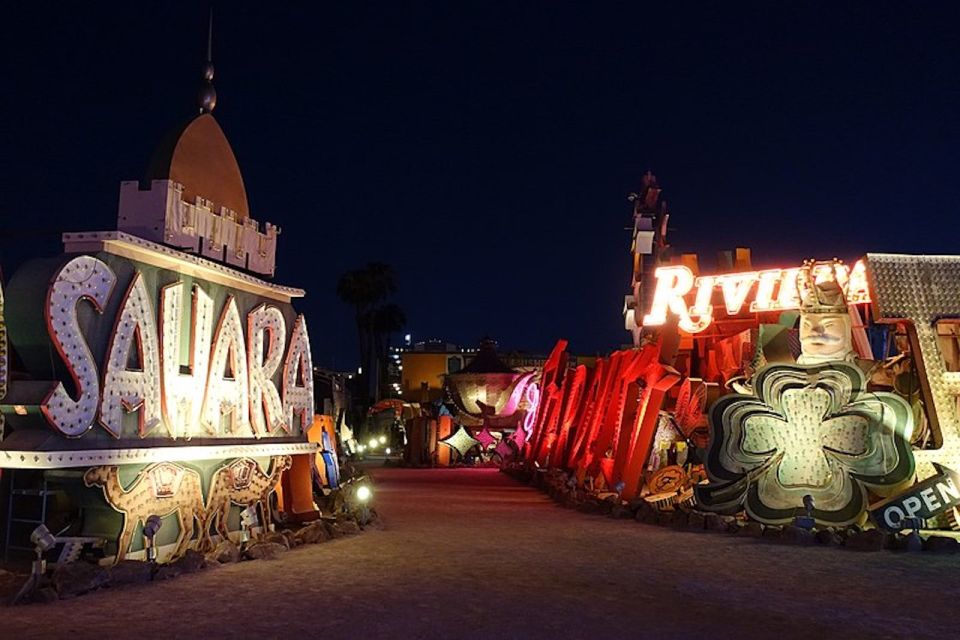 Las Vegas: Night Helicopter Flight and Neon Museum Tour - Booking and Pricing Information