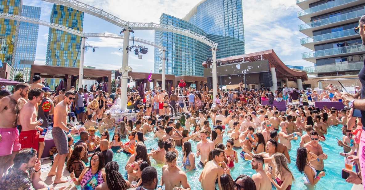 Las Vegas: Party Bus Day Club Tour With Drinks & Club Entry - Inclusions and Amenities
