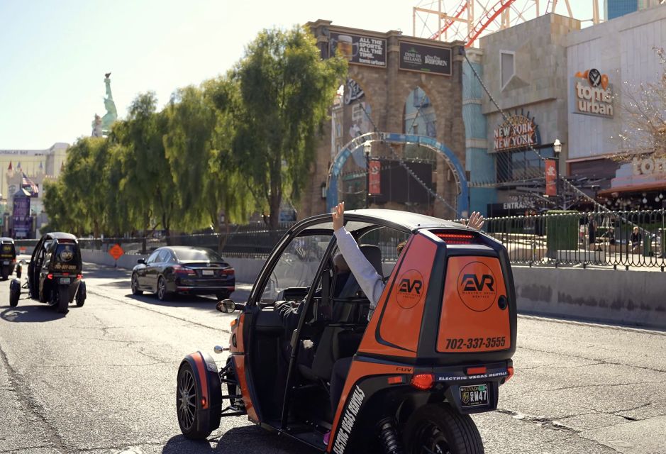 Las Vegas: Self-Drive Strip Tour in an Electric EVR Car - Experiencing the Iconic Las Vegas Strip