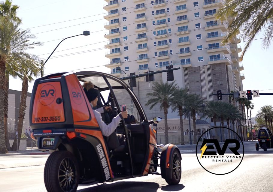 Las Vegas: Self-Drive Strip Tour in an Electric EVR Car - Amenities and Inclusions